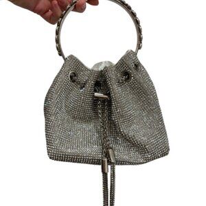 Diamond Bedazzled Bucket Bag